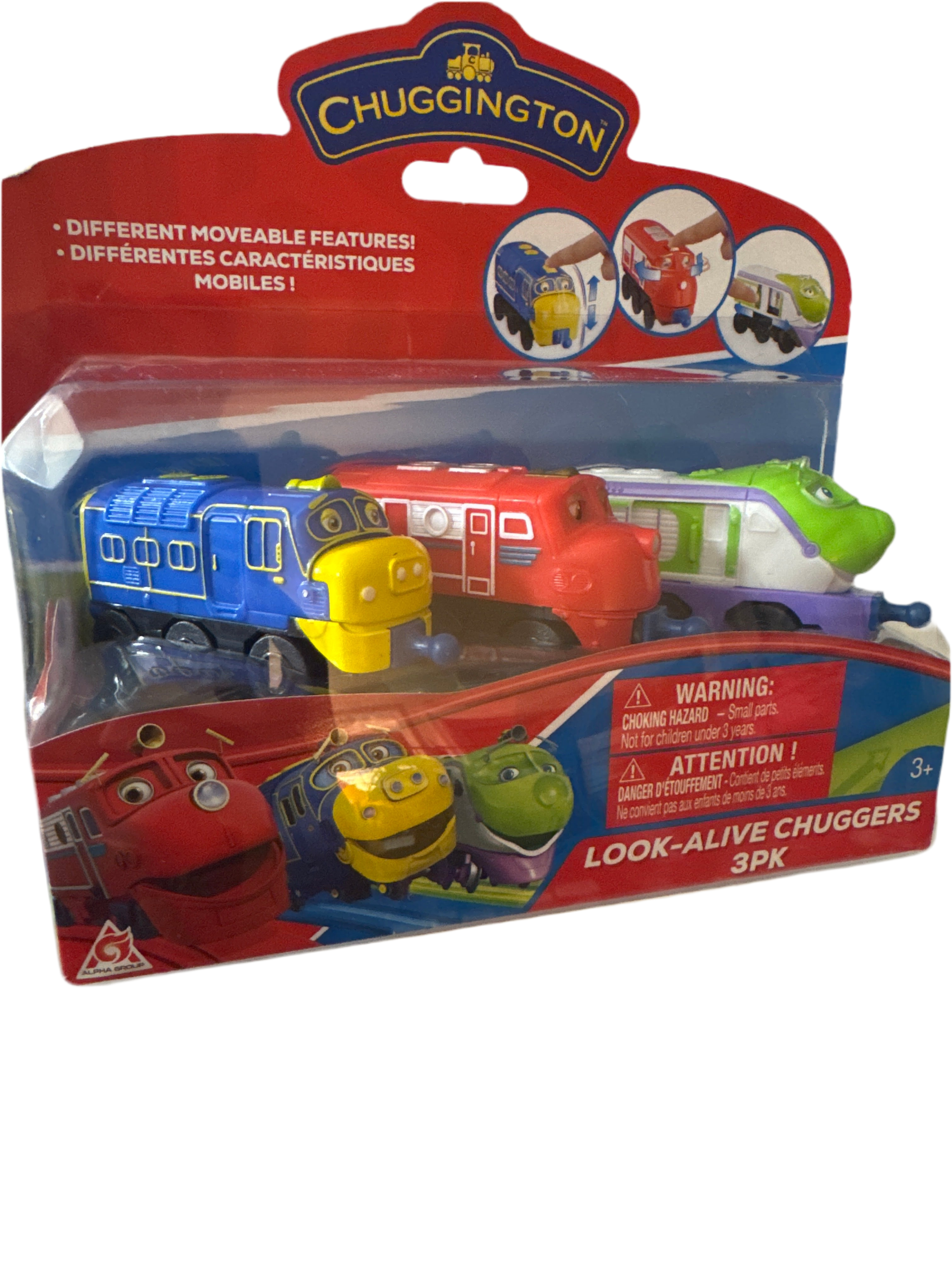 Chuggington Look-Alive Chuggers 3pk Train | 2BLTN109XA