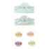 Time and Tru Women's Hair Claw Clip 6-Pack Set Brown Black |  WTWL856XA