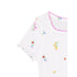 Wonder Nation Girls Short Sleeve Pointelle Trim Shirt | WTWL1008XA