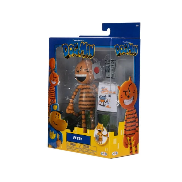 Dog Man 5 inch Petey Action Figure with 3 Accessories for Child 3+ |   WTWL1144XA