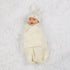 Parent's Choice 2-Piece Swaddle Blanket and Beanie Set, Easter Bunny, Ivory, Infant Unisex |  WTWL883XA