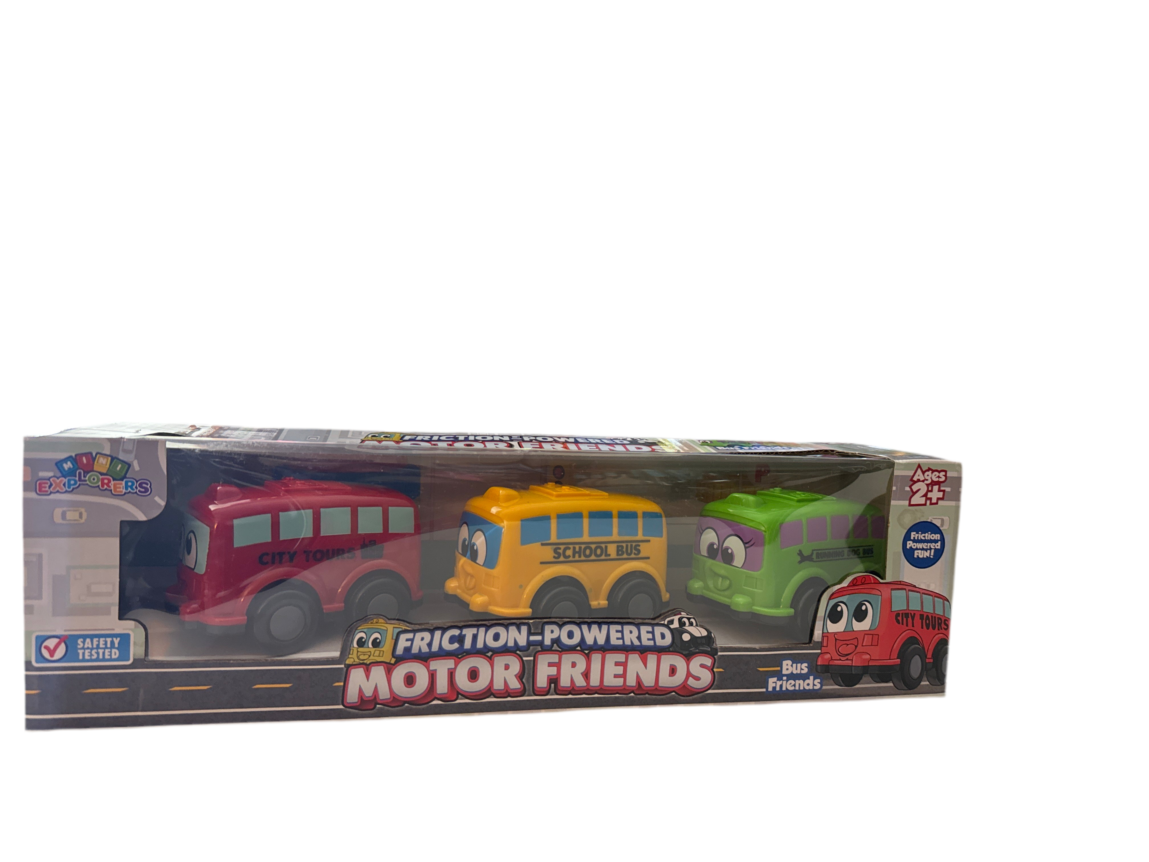 Bus Friends Friction Powered Motor Friends Toy Car | 2BLTN93XB