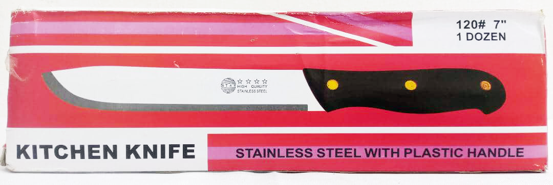 Top Quality 12in1 (one Dozen) Stainless Steel Kitchen Knife Set (Pack of 12 Knives - 7") | AHB16a