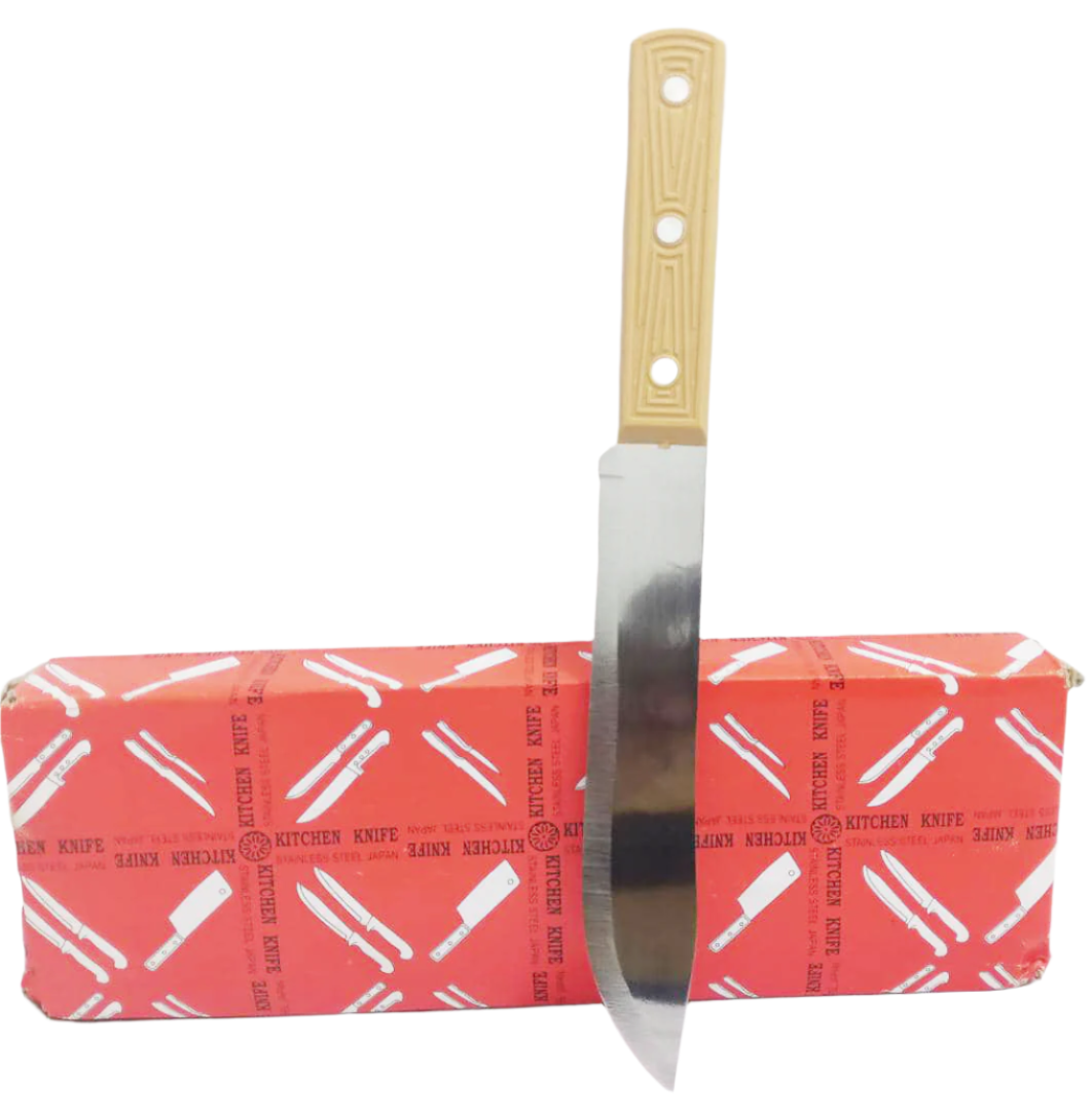 One Dozen (12in1) Wooden Head Stainless Steel Kitchen Knife Set (Pack of 12 Knives - 7") | AHB18a