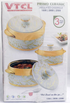Super Fancy VTCL Primo Ceramic 3in1 Insulated Cassrole Set (Pack of 3 Casseroles - 1500ML, 2000ML, 2500ML) | AHB2b