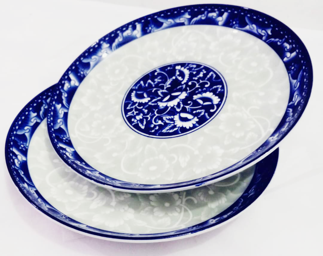 Best Selling Set of Affordable Top Quality Ceramic Breakable Flat Plate (10 Inches) | AHB51a