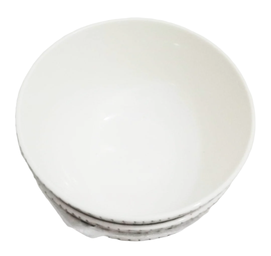 Top Quality Ceramic Breakable Bowl Plate (Pack of 4 or 3 Pieces - 18CM) | AHB55a