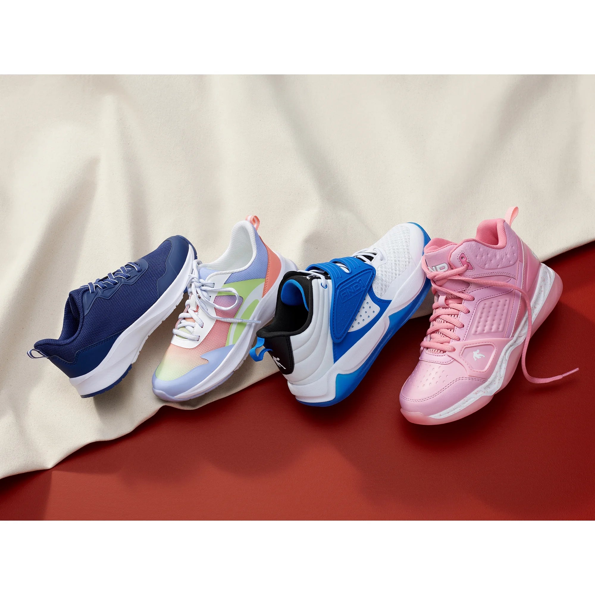 AND1 Little Girl & Big Girl High Top Basketball Sneakers | WTWL459XA