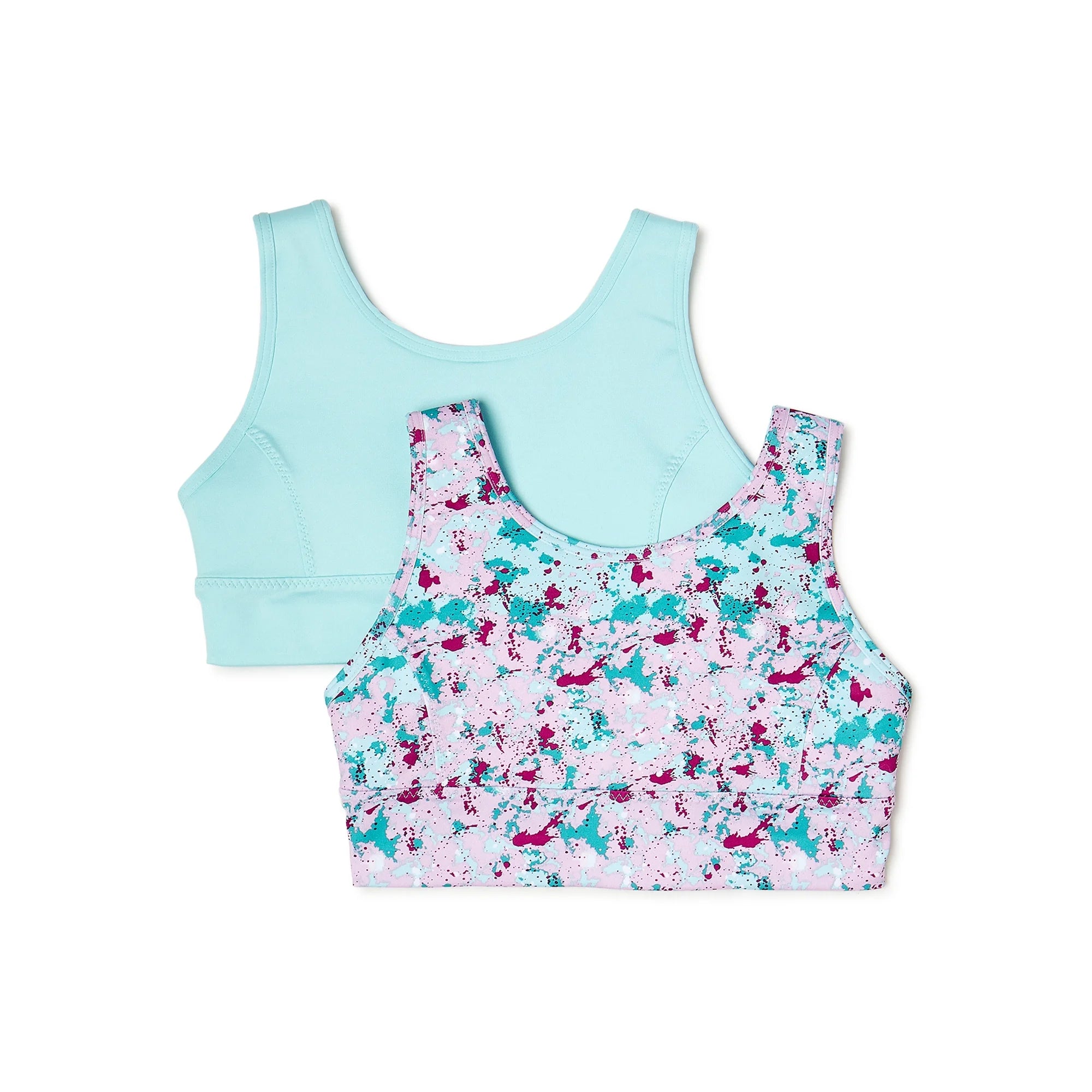 Athletic Works Girls Sports Bra, 2 Pack, | WTWL1084XA
