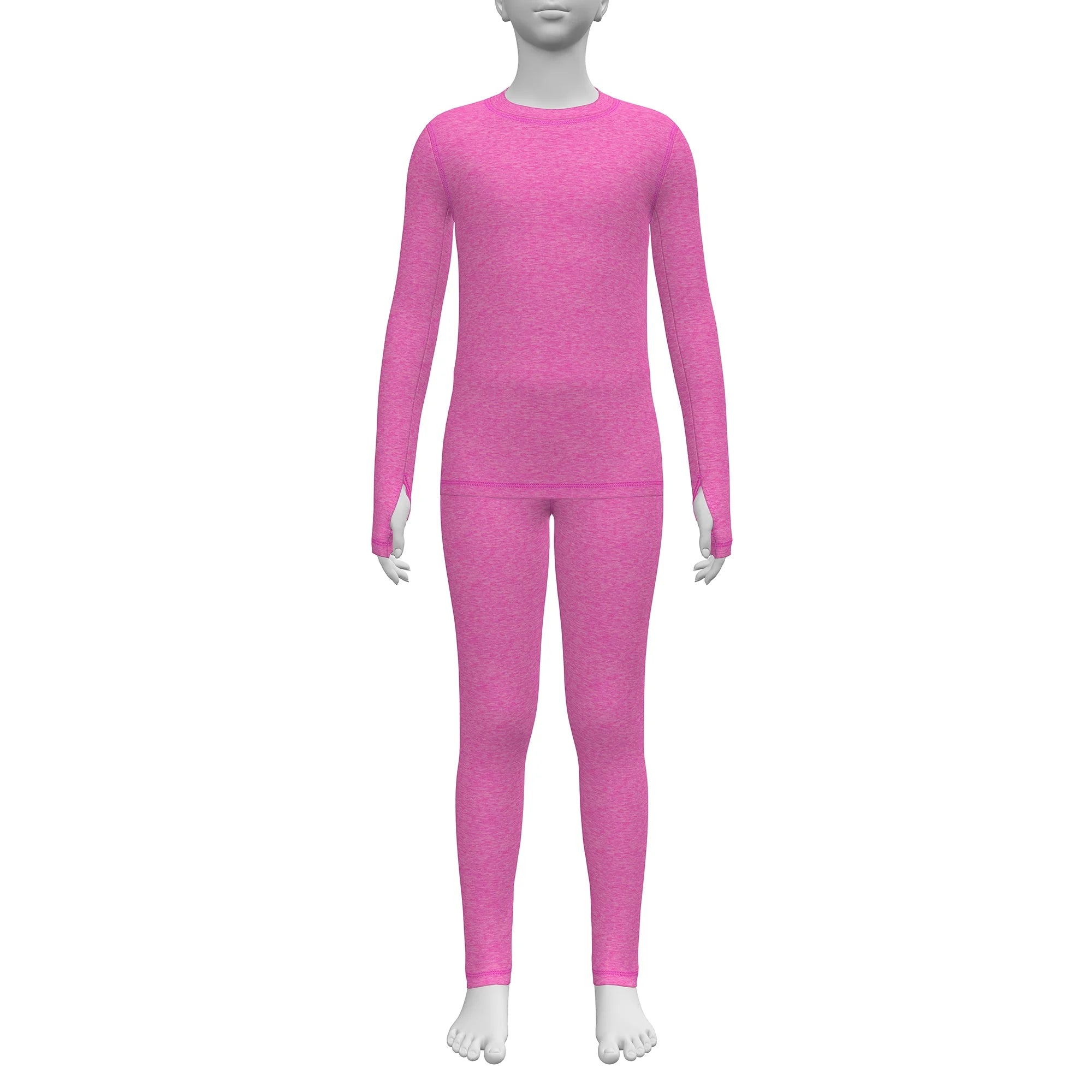 Athletic Works Girls Thermal Set, Sizes XS-2XL  |  WTWL446XA