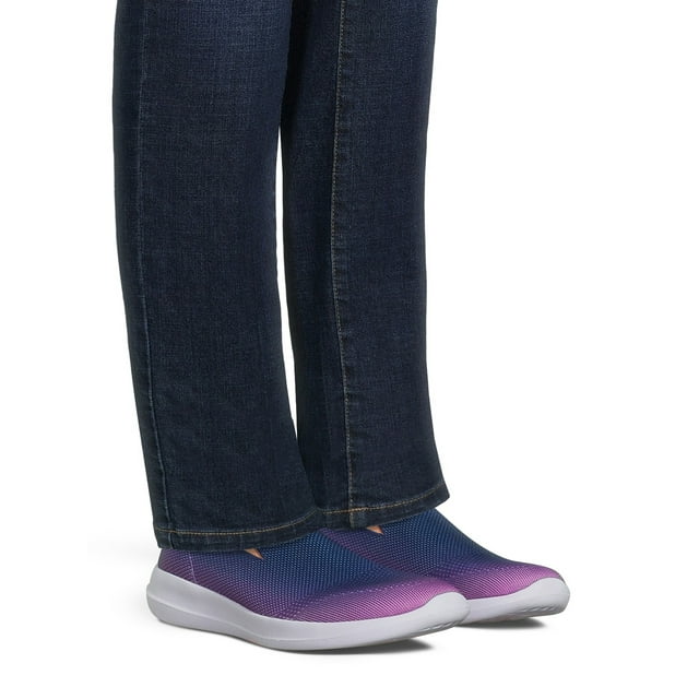 Athletic Works Women's Comfort Low Vamp Slip On Sneaker, Wide Width Available |  WTWL457XA