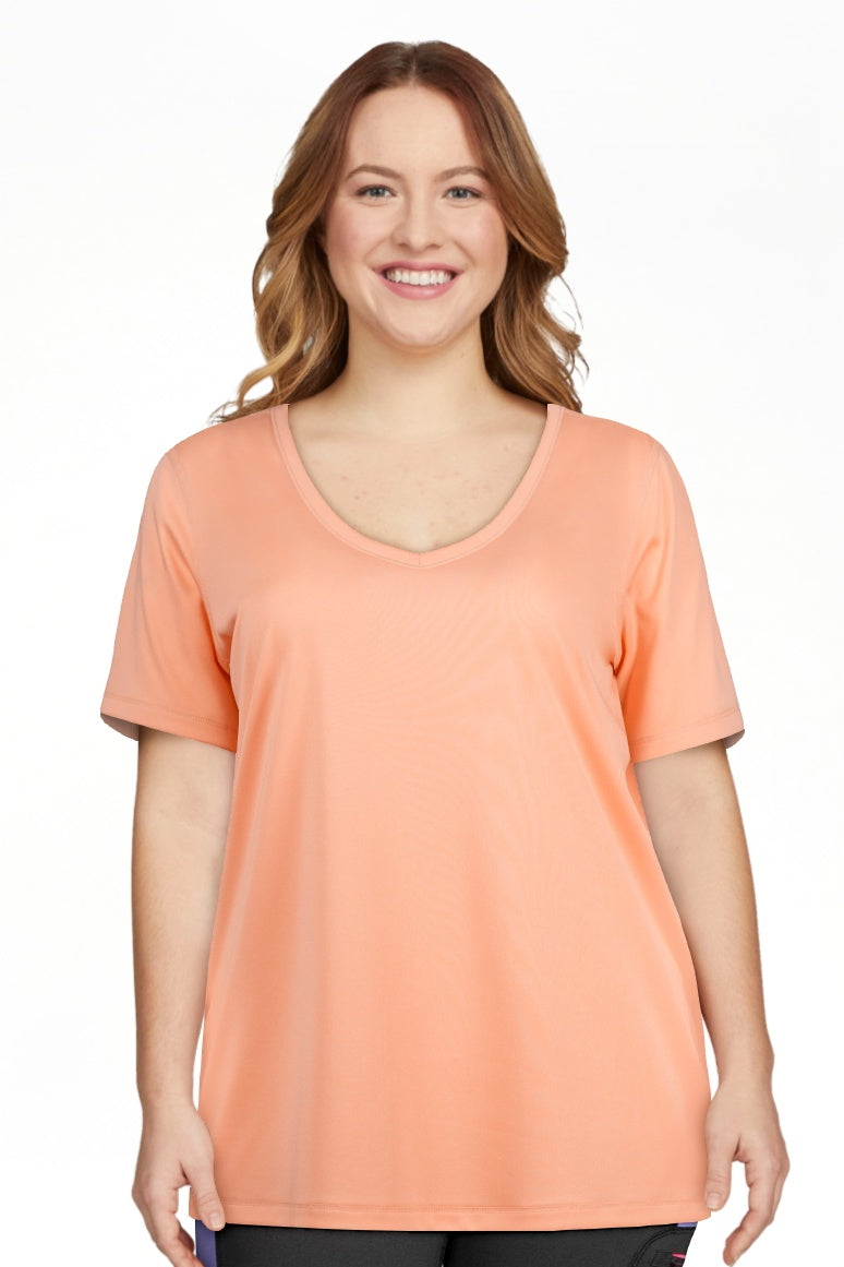 Athletic Works Women's and Women's Plus Core Active Short Sleeve V-Neck T-Shirt | WTWL220XA