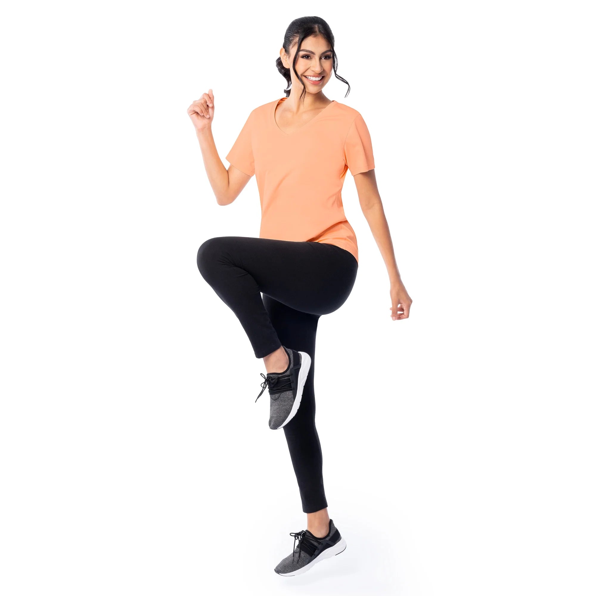 Athletic Works Women's and Women's Plus Core Active Short Sleeve V-Neck T-Shirt | WTWL220XA