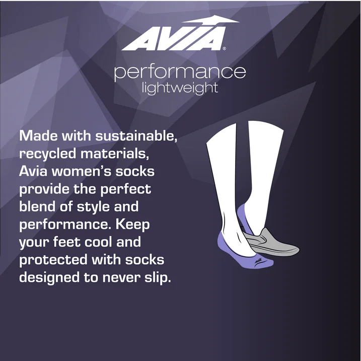 Avia Women's Lightweight Performance Low Cut Socks, 10-Pack |  WTWL484XA