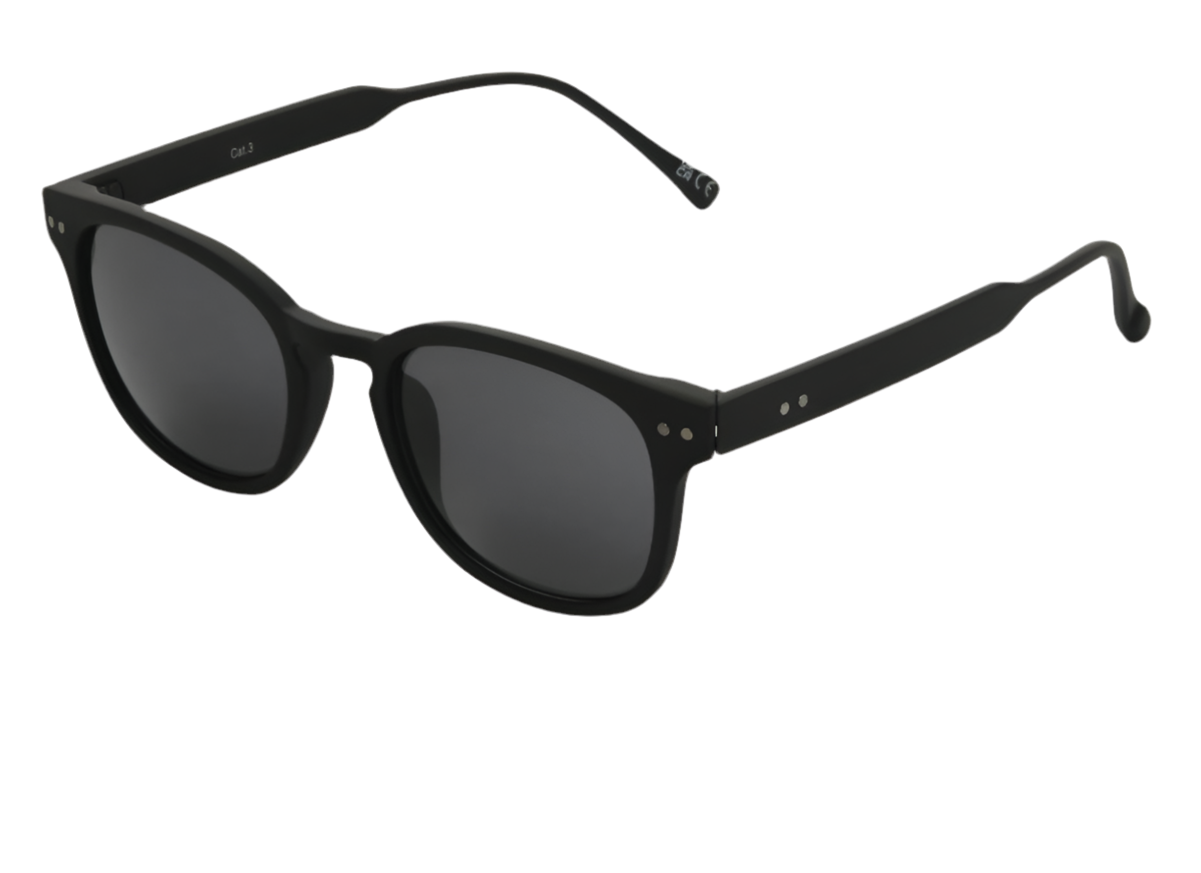 Foster Grant Men's Square Fashion Sunglasses Black HH05 | WTWL559XA