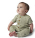 Modern Moments by Gerber Gender Neutral Short Sleeve Henley Romper, Sizes 0/3 Months - 24 Months | WTWL979XB