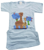 Comfy Matching Set Up & Down Unisex Clothes (Shirt & Pants) for Newborn | BLC11b