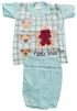 Top Quality Up & Down 2in1 Unisex Clothes (Shirt & Pants) Matching Set for Newborn | BLC13a