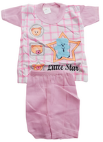 Super Comfy Matching Set Up & Down Unisex Clothes (Shirt & Pants) for Newborn | BLC13c