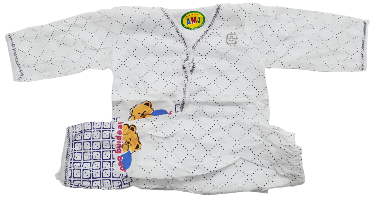 Super Comfy Matching Set Up & Down Unisex Clothes (Shirt & Pants) for Newborn | BLC15c