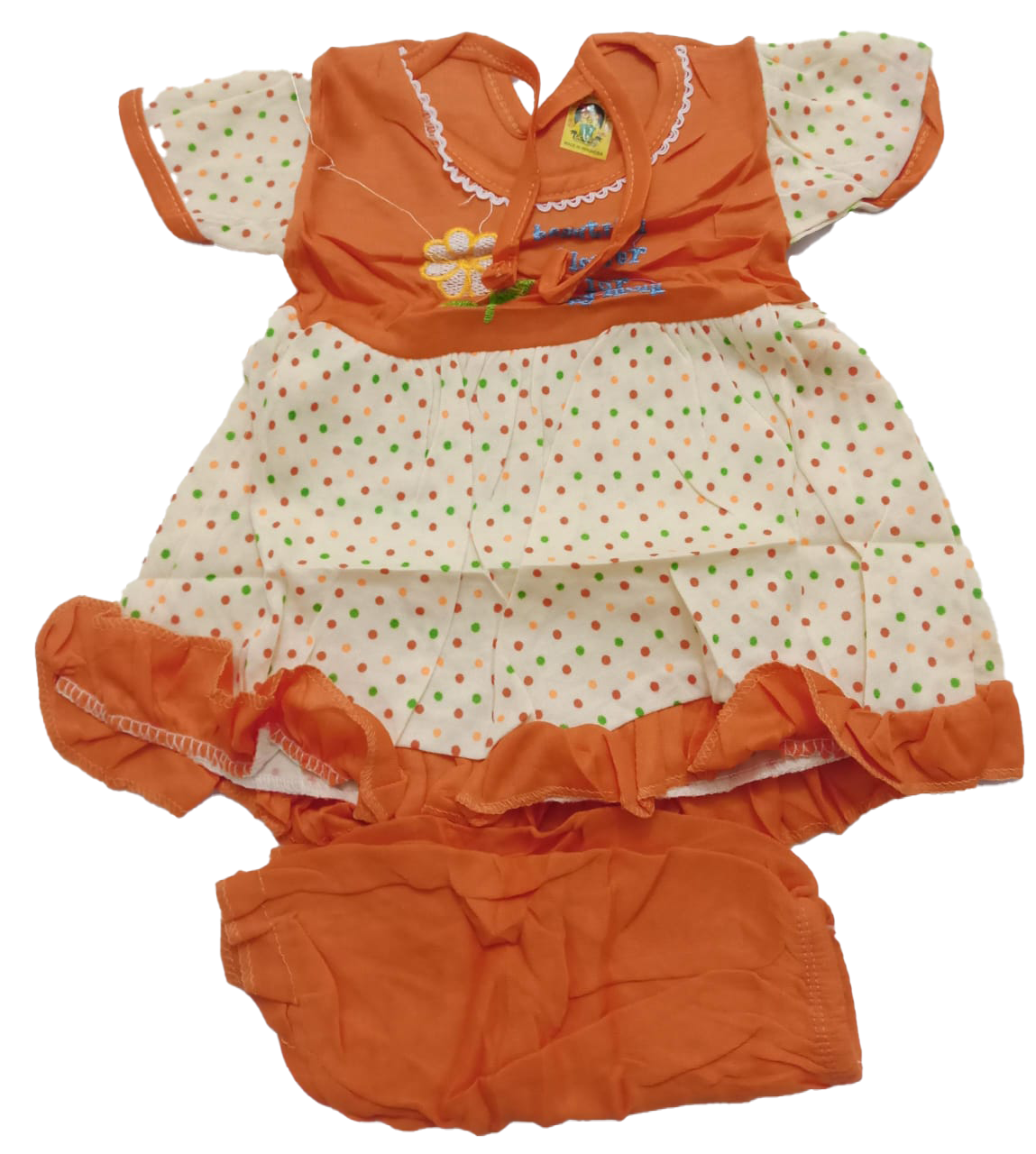 Super Comfy Beautiful Newborn Up & Down Clothes Matching Set (Dress & Pants)for Baby Girls | BLC16c