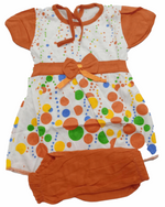 Adorable Classy Newborn Up & Down Clothes Matching Set ( Dress & Pant) for Baby Girls | BLC18c