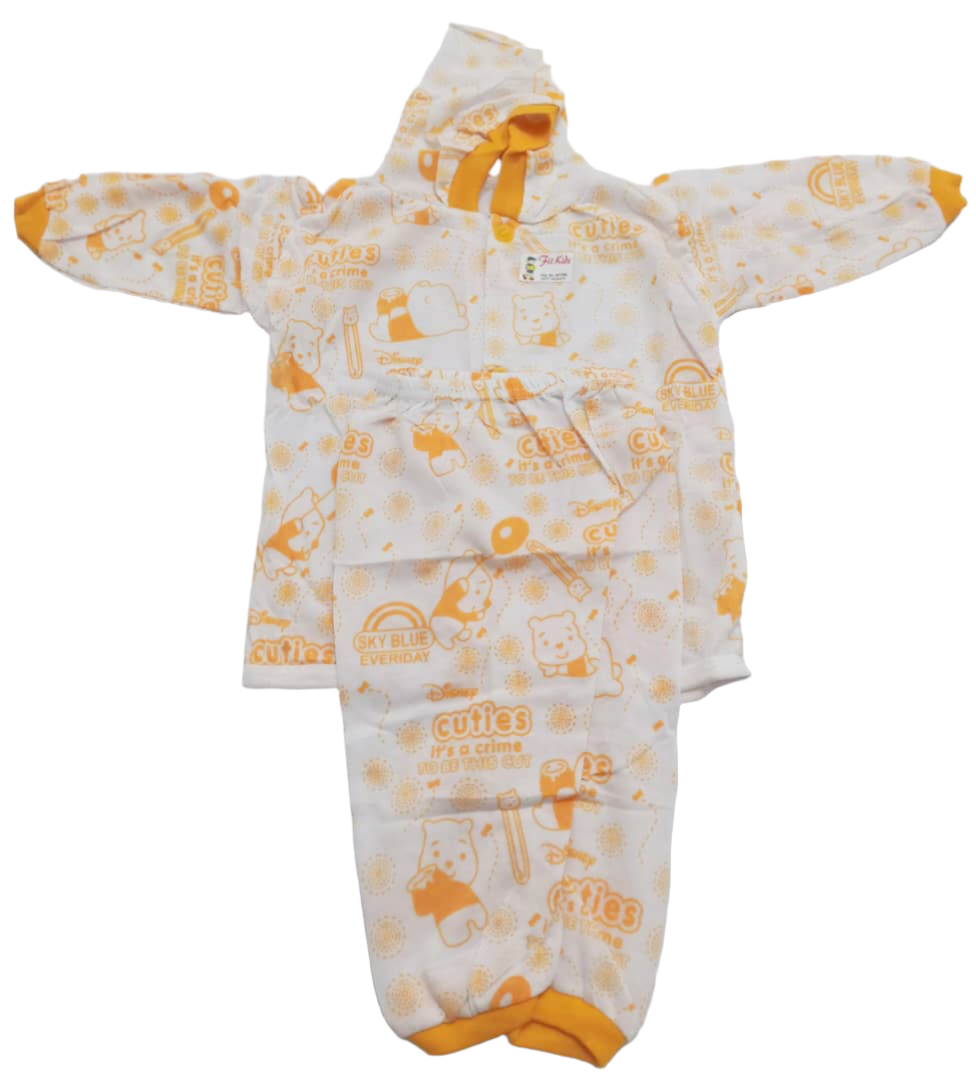Classic Designer Matching Set Up & Down Unisex Clothes (Shirt & Pants) for Newborn | BLC1d