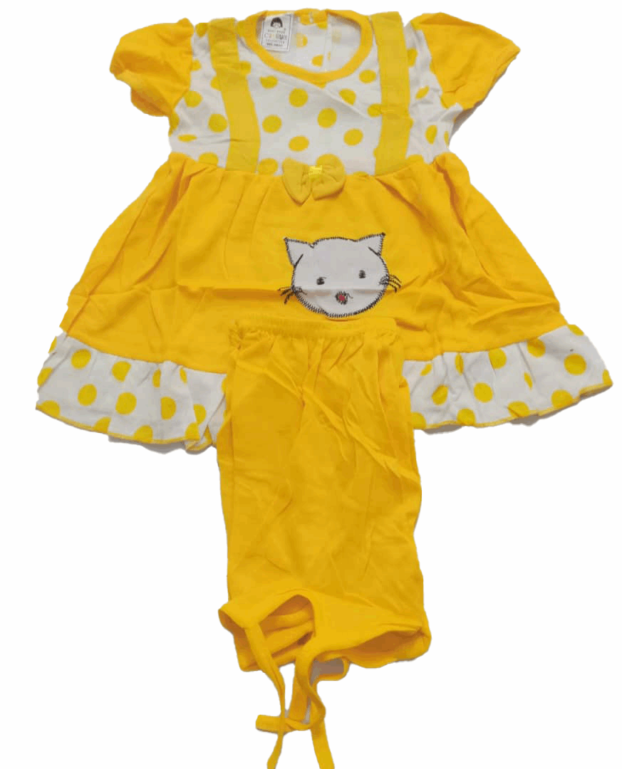 Adorable Elegant Newborn Up & Down Clothes Matching Set (Dress & Pants) for Baby Girls | BLC4b
