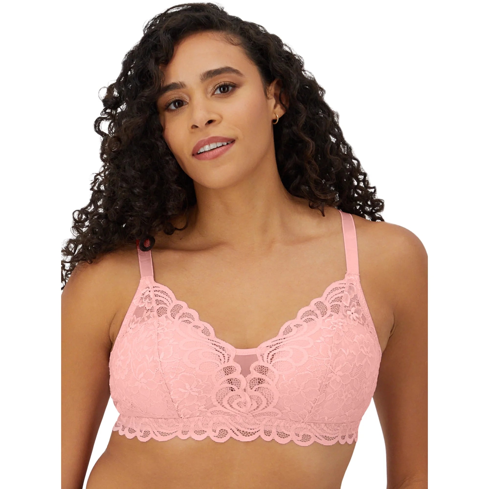 Bali Womens Beautifully You Lace Wireless Bra  |  WTWL1046XA