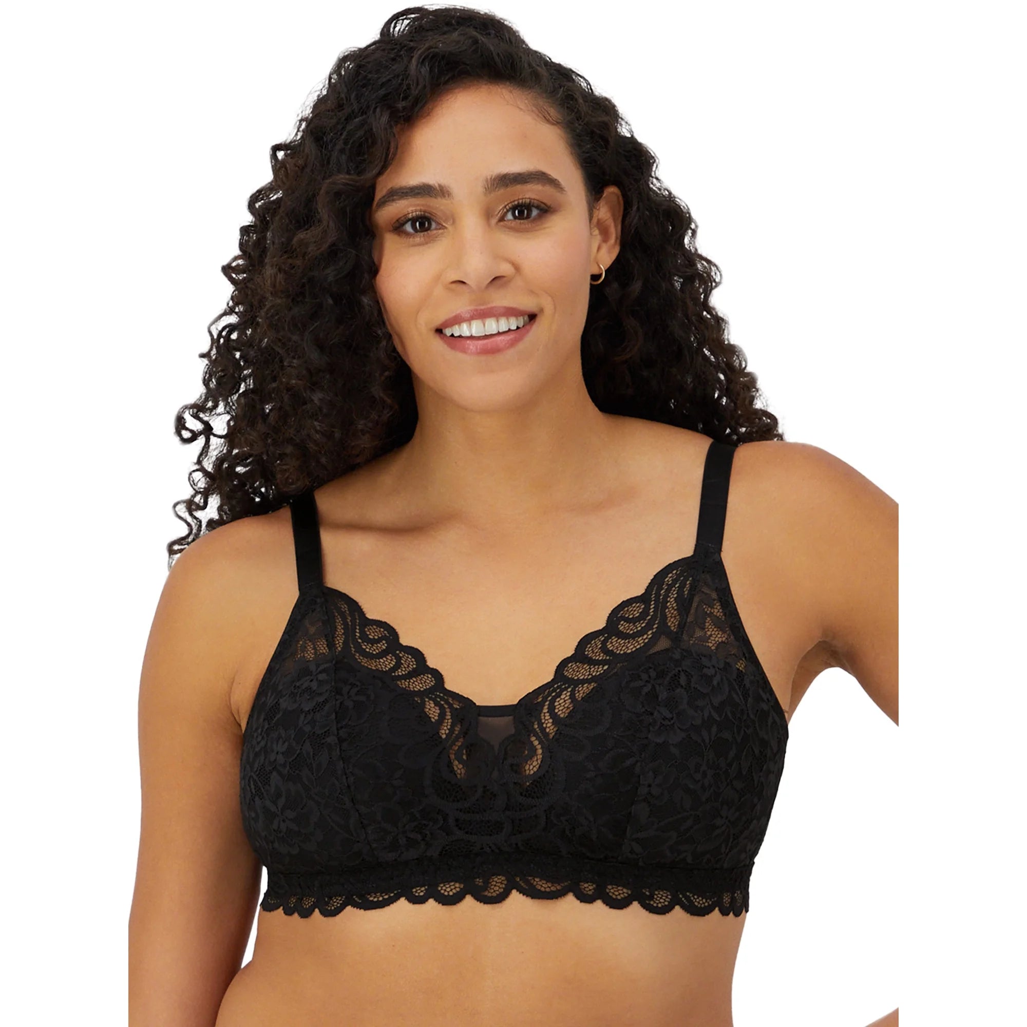 Bali Womens Beautifully You Lace Wireless Bra  |  WTWL1046XB