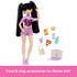 Barbie Dream Besties Playset with Renee Fashion Doll, Long Black Hair & 11 Food Themed Accessories |  WTWL609XA