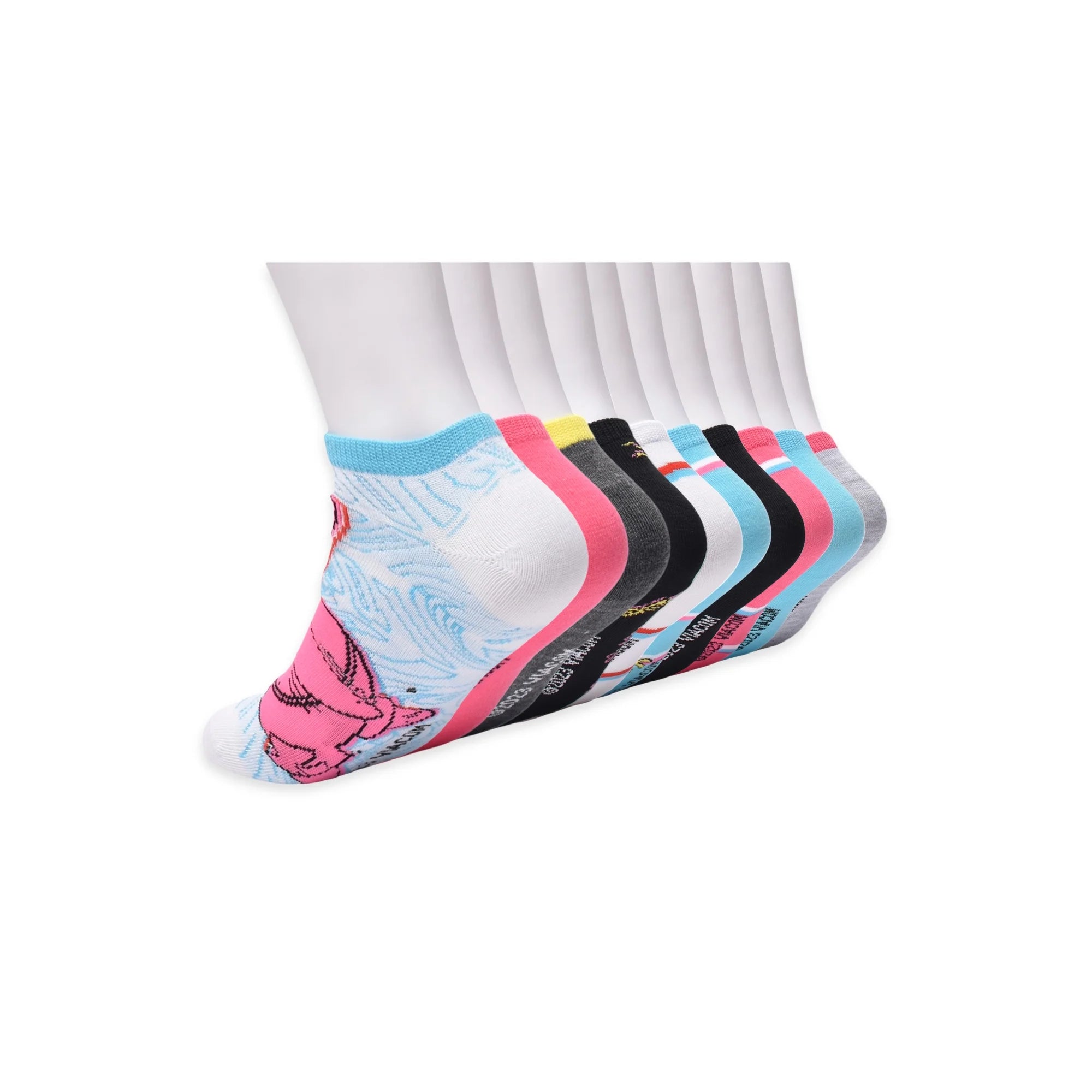 Best seller Character Womens' 10-Pack Low-Cut Socks | WTWL95XA