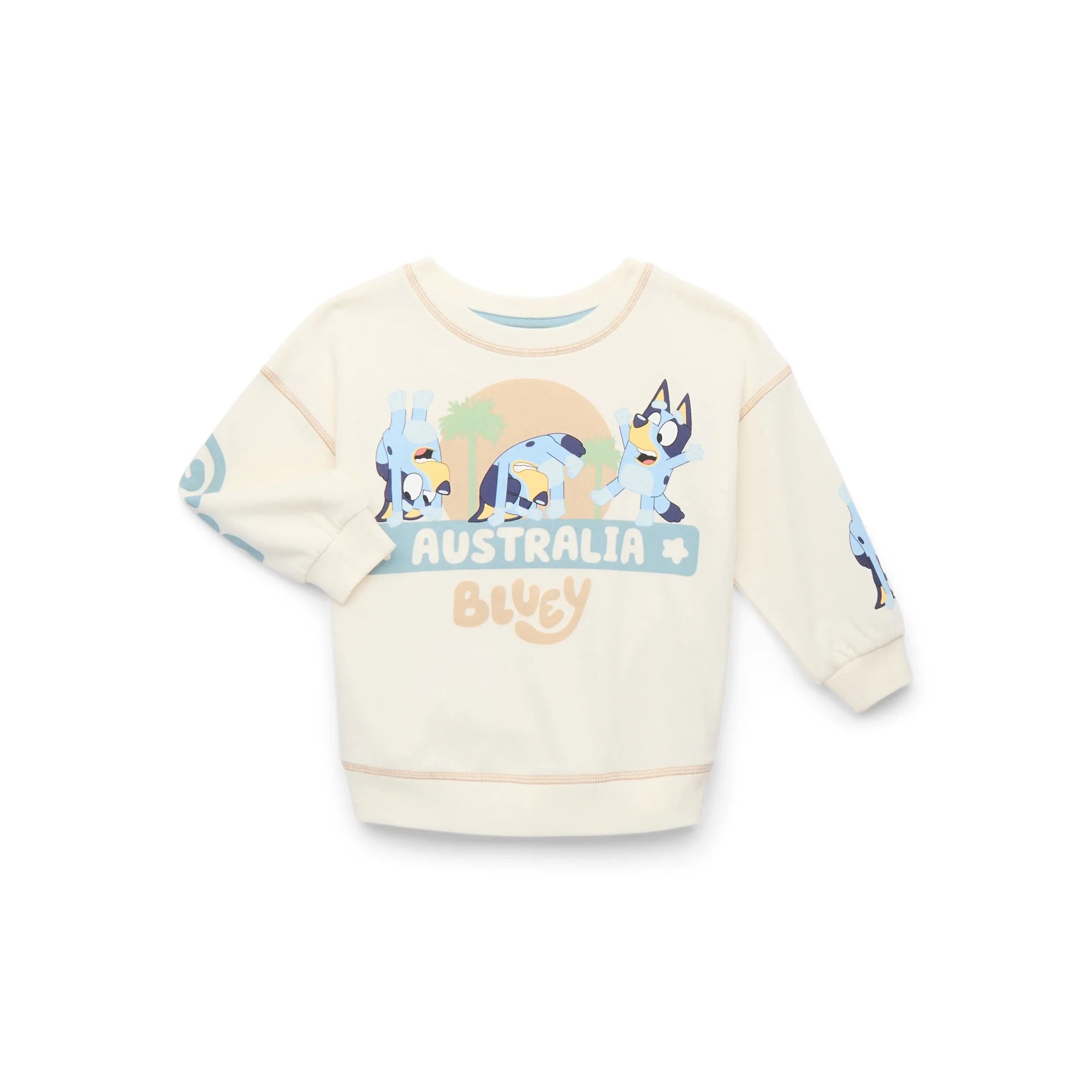Bluey Toddler Boy Graphic Crewneck Sweatshirt, Sizes 12M-5T | WTWL730XA