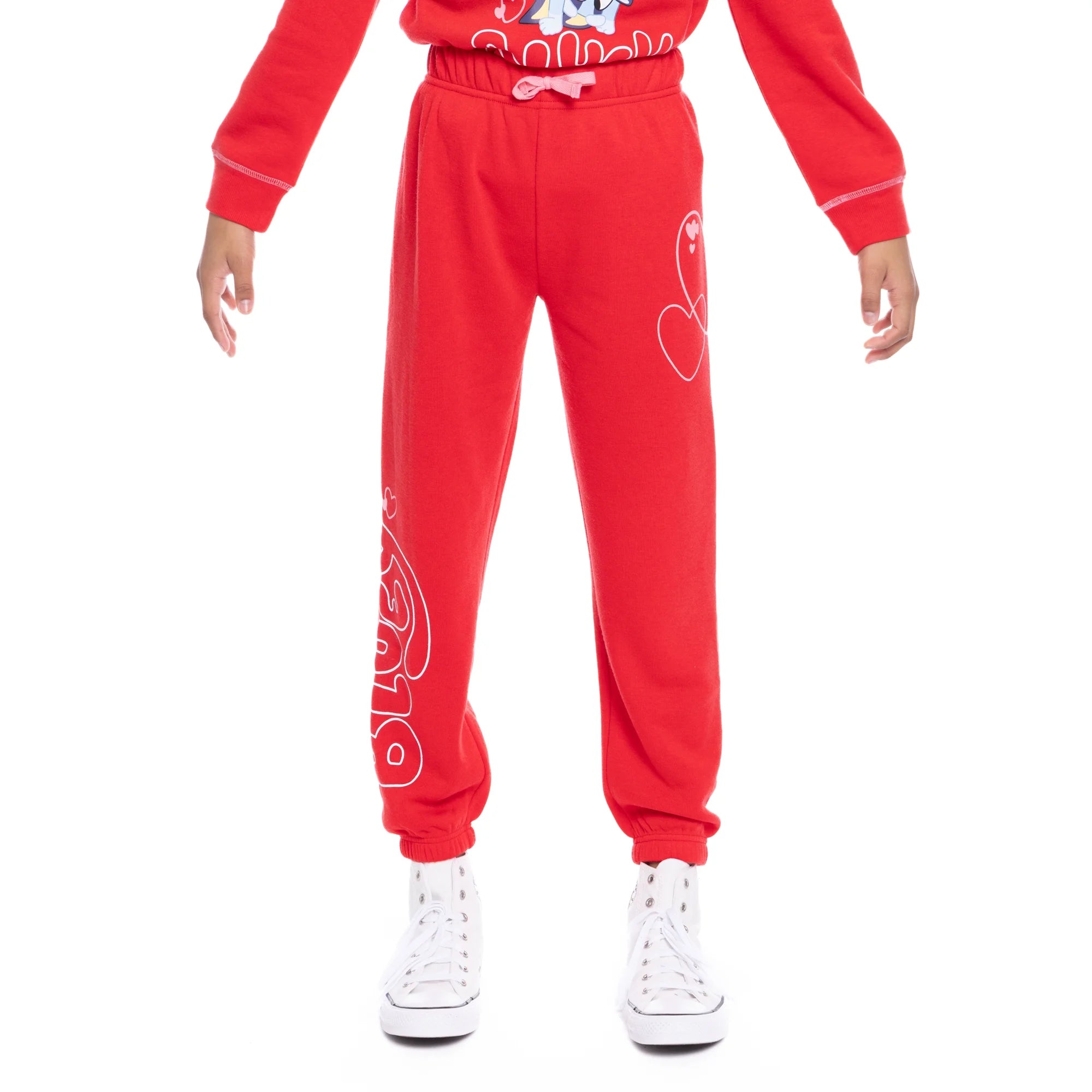 Bluey Girls Graphic Crewneck Pullover, Sizes 4-12 | WTWL105XB