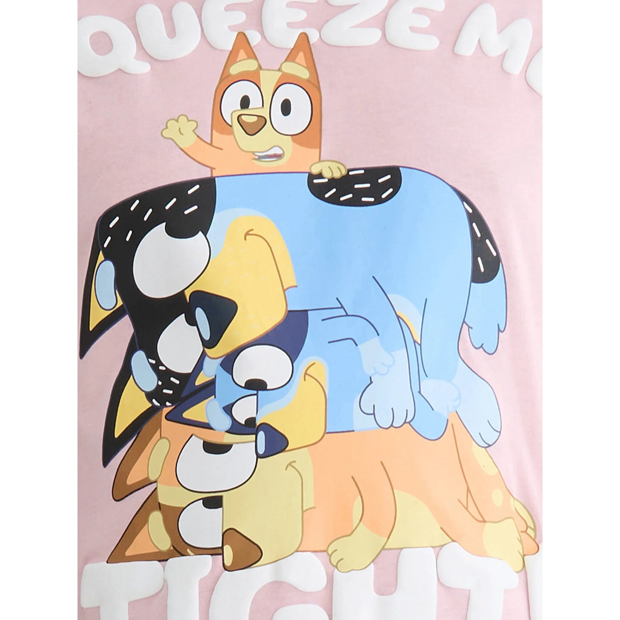 Bluey Men's Valentine's Day Squeeze Me Tight Graphic Tee  | WTWL97XA