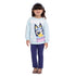 Bluey Toddler Girls Graphic Sweatshirt and Flare Leggings Set, 2-Piece,   |  WTWL204XA