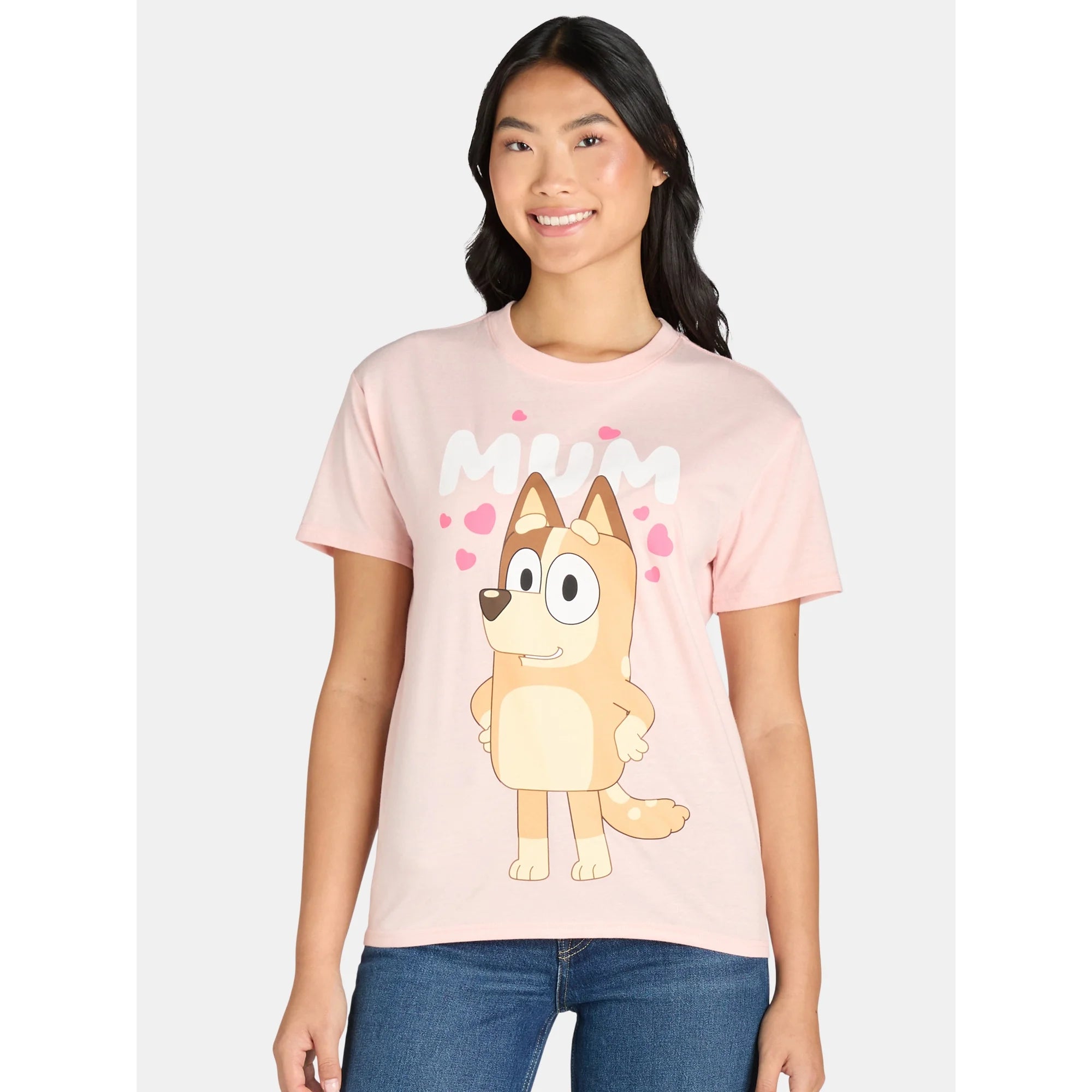 Bluey Women’s Chili Graphic Tee with Short Sleeves | WTWL96XA