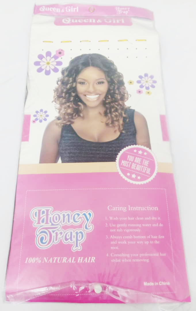 Honey Trap Mix Color Wavy Ends Weave-on Extension | CBG11a