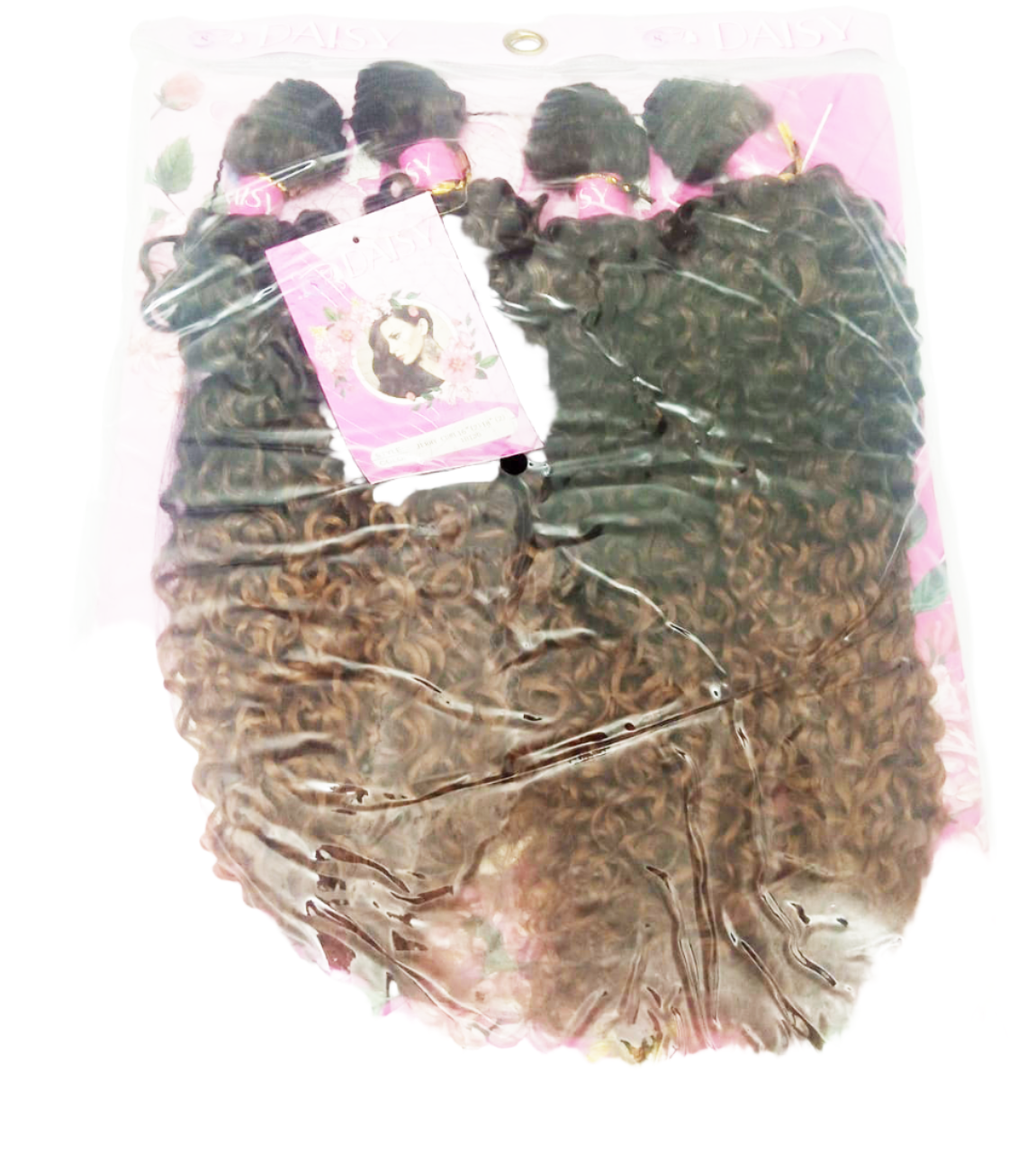 Daisy Natural Hair Feel Jerry Curls Hair Weave on Extension | CBG20c