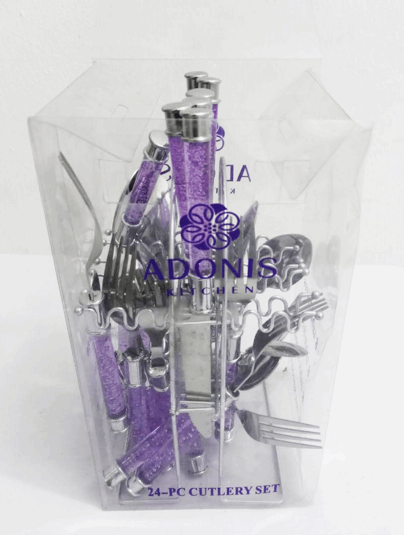 Adonis 24-Piece Cutlery Set (Spoon, Fork & Knife)
