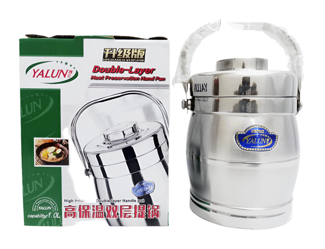 1L Double Layer Hot or Cold Food Flask