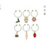 Packed Party Holiday Treats Wine Charms, 6 Pieces | WTWL399XA