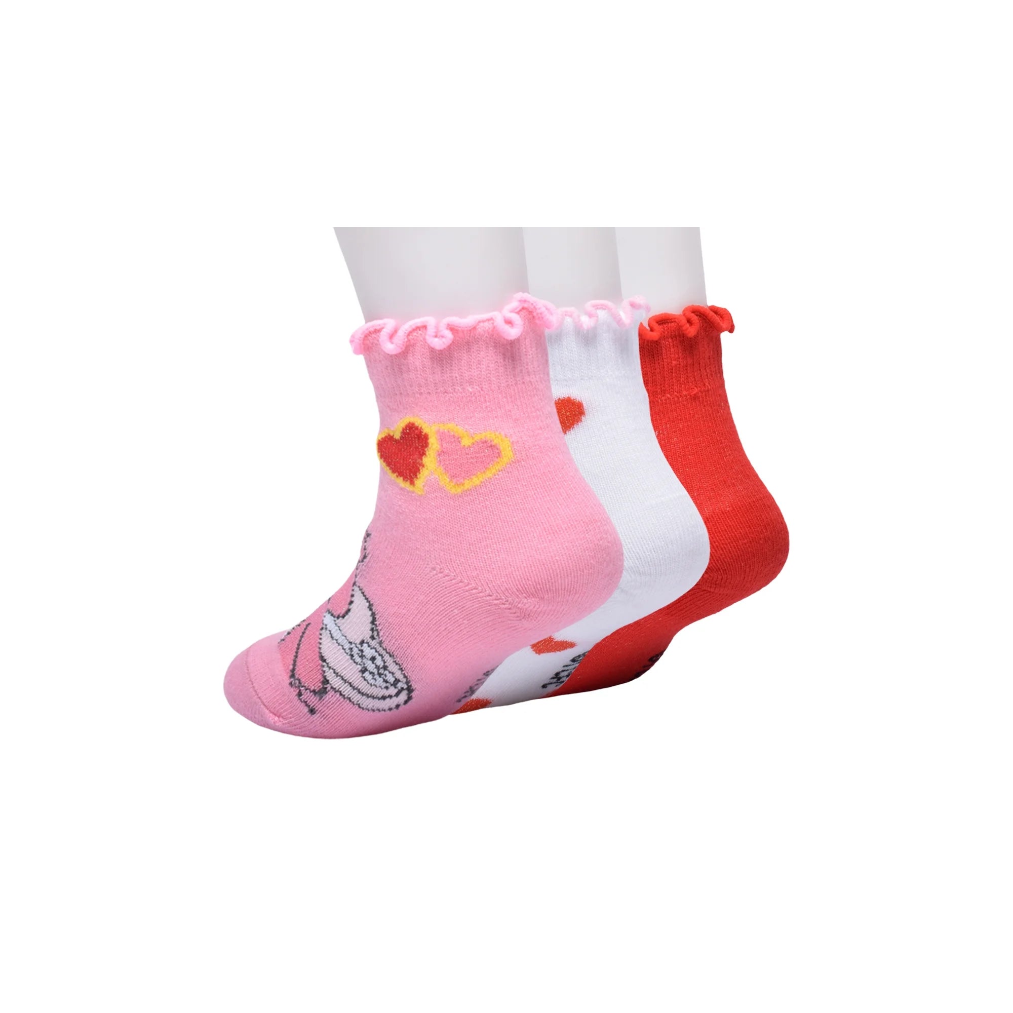 Care Bears Unisex Toddler Ankle Socks, 3-Pack, | WTWL107XA