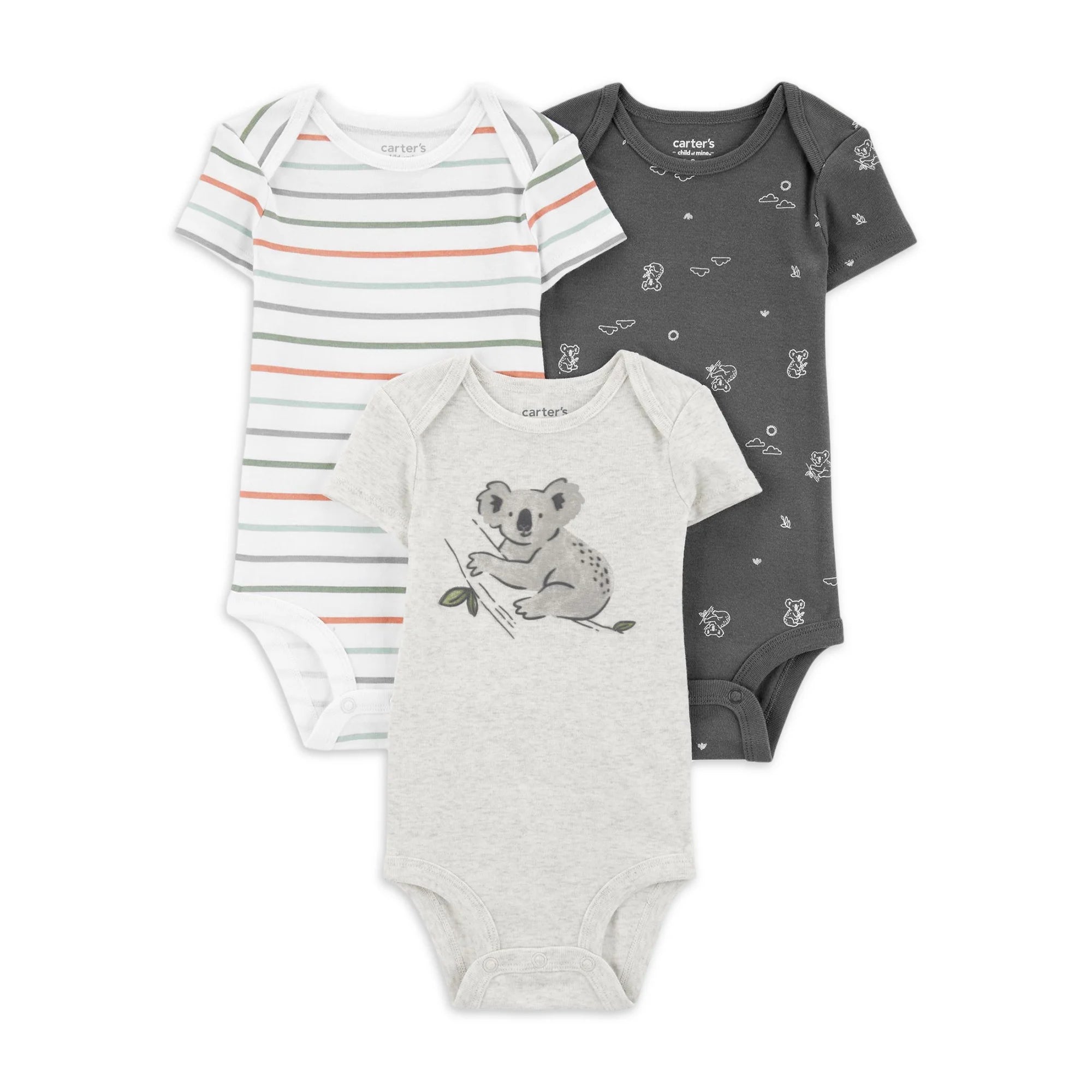 Carter's Child of Mine Baby Boy Bodysuits, 3-Pack, Sizes Preemie-18 Months |  WTWL415XA