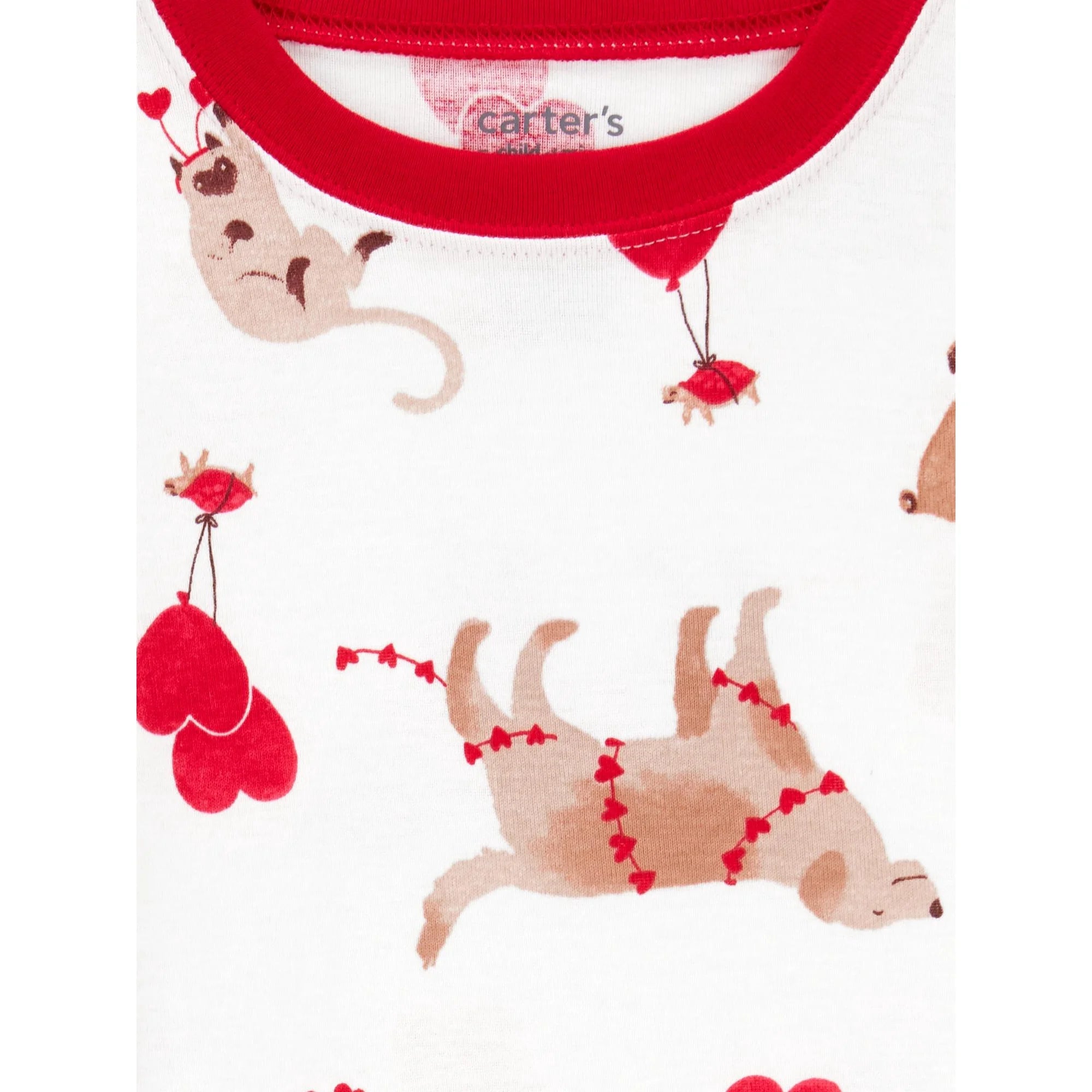Carter's Child of Mine Toddler Valentine's Day Pajamas Set, 2-Piece (3T),| WTWL144XA