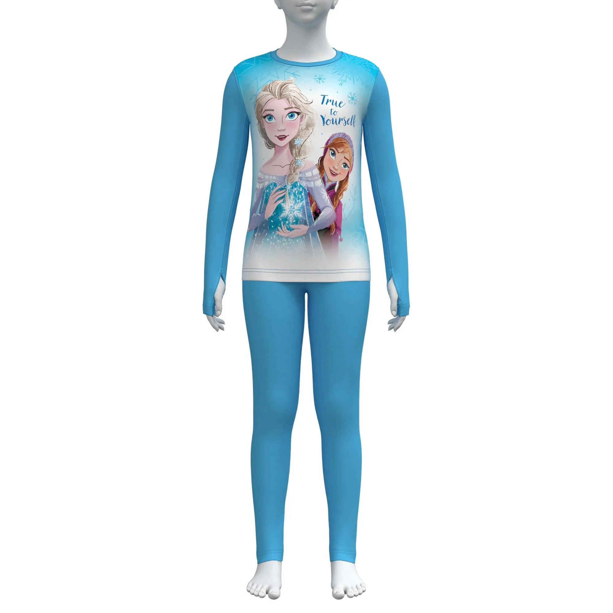 Climateright By Cuddl Duds Frozen Girls Thermal Set, Sizes XS-M | WTWL448XA