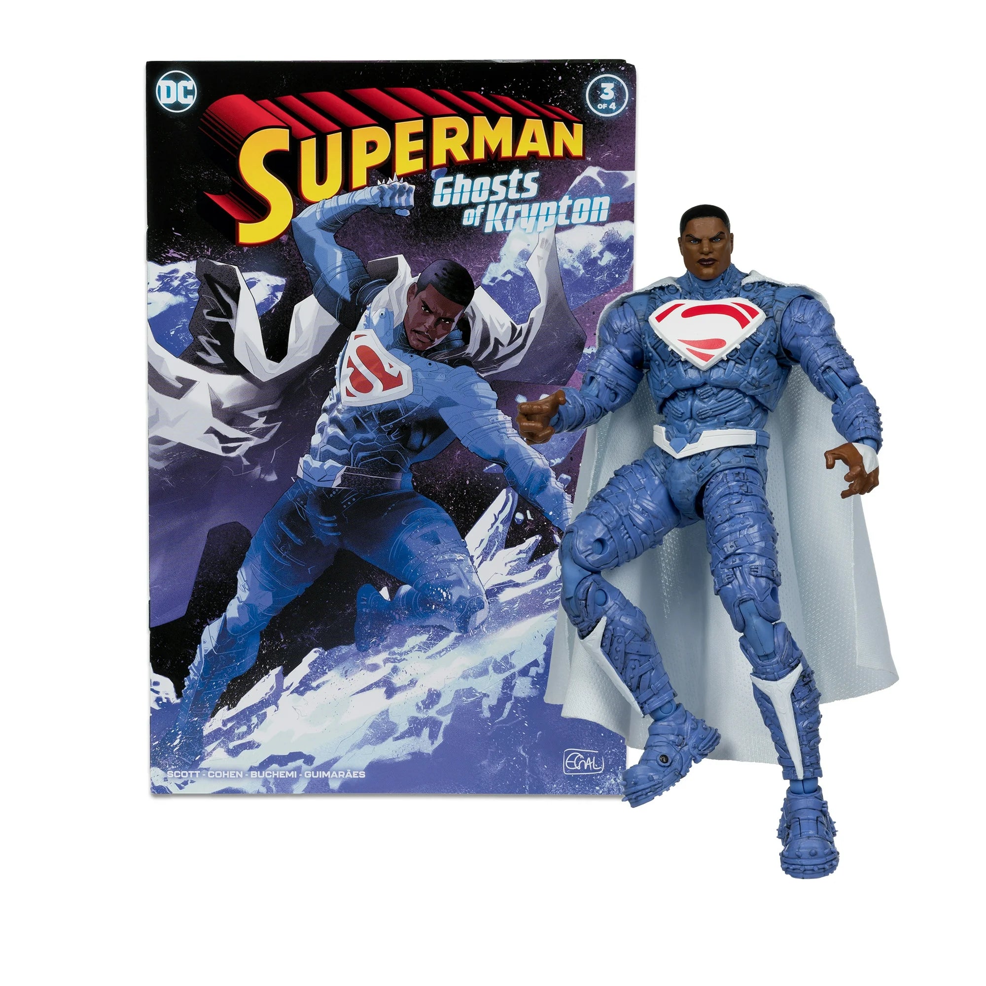 DC Direct Page Punchers, Earth-2 Superman 7in Action Figure with Comic, Ages 12+ | WTWL602XA