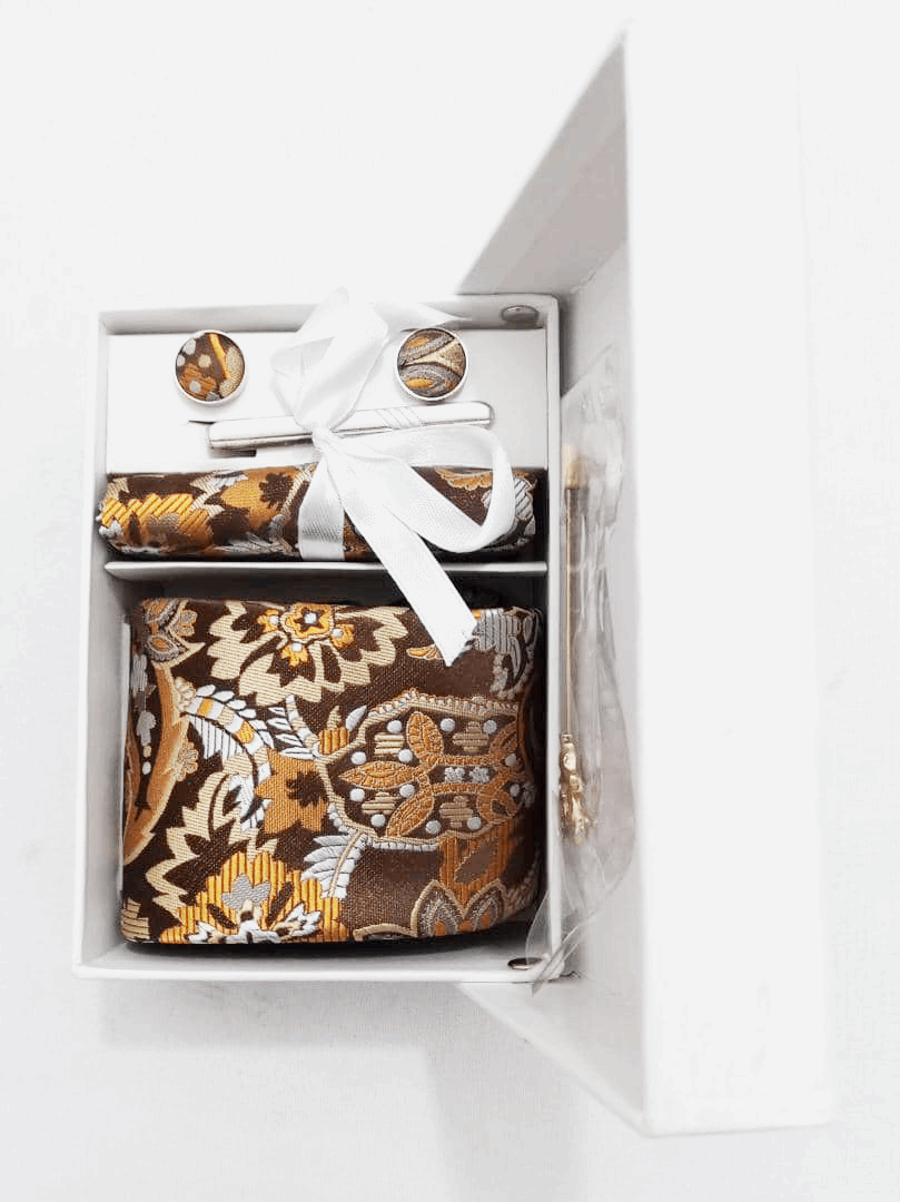 4-Piece Designer Cup Tie Set | DLB13a