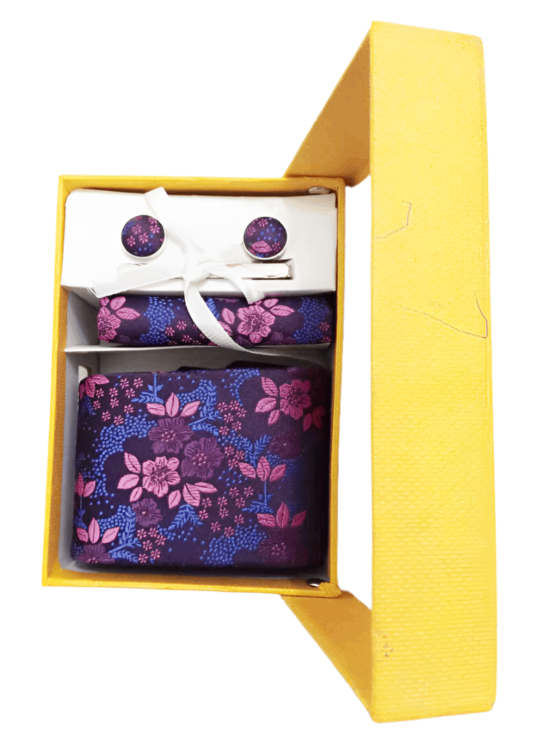 4-Piece Designer Cup Tie Set | DLB17a