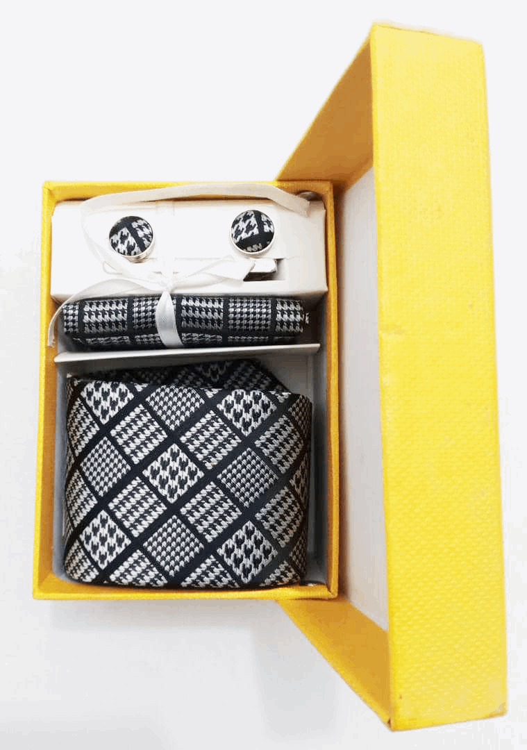 4-Piece Designer Cup Tie Set | DLB18a